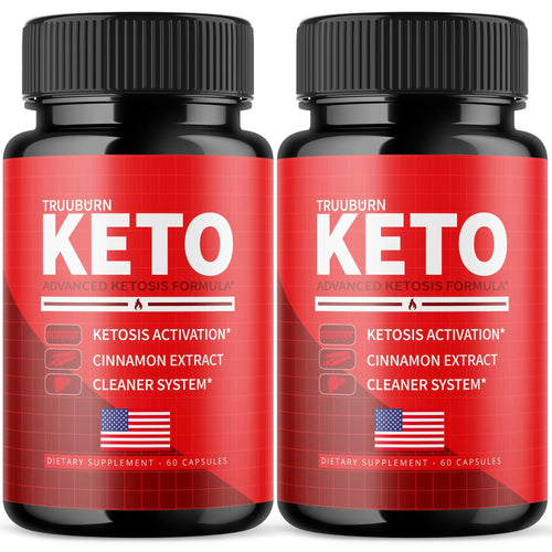 (2 Pack) Truuburn Keto Diet Pills with Truuburn Keto Advanced Formula True Burn Tablets for Appetite Control & Suppressants (120 Capsules)