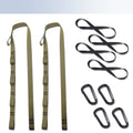 Adjustable Dumbbell Spotter Straps for Secure Barbell Rack Attachment and Chest Bench Press Safety