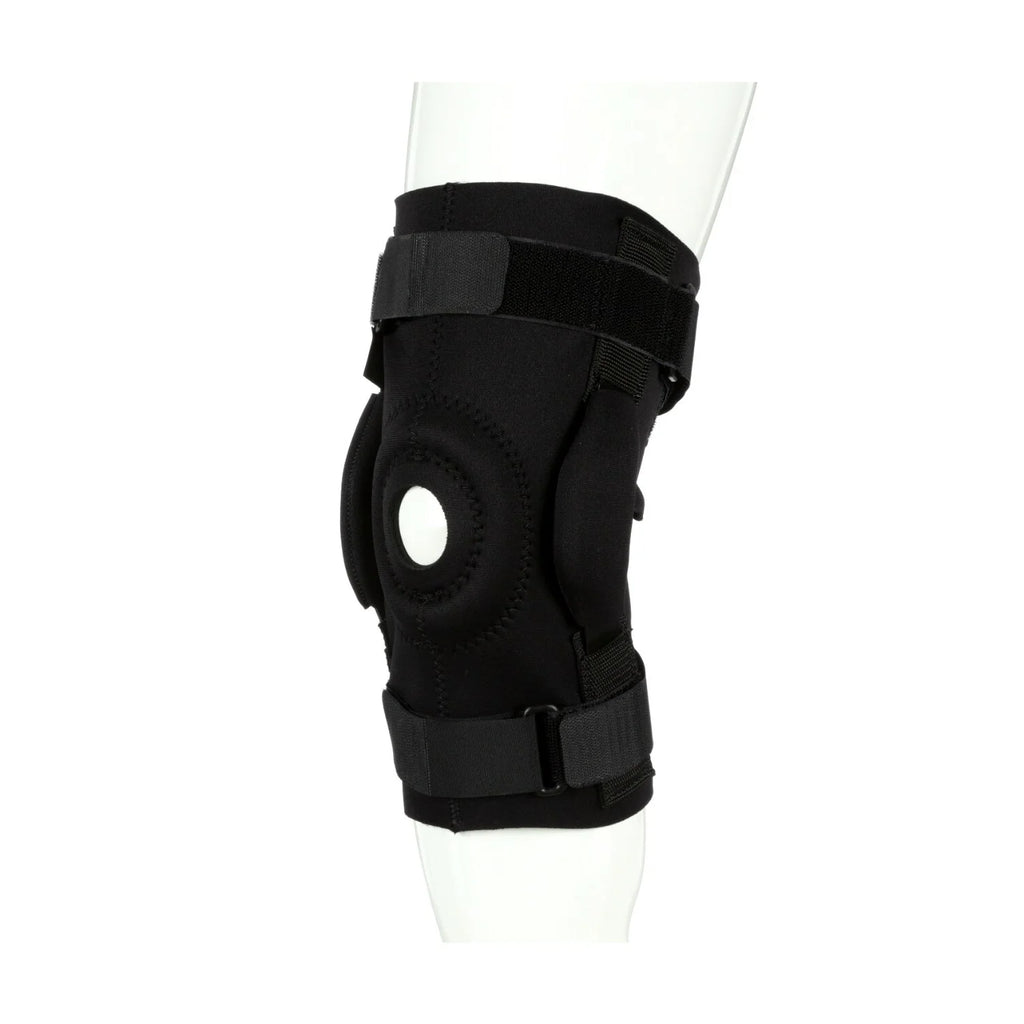 Brand Adjustable Hinged Knee Br, Black/Gray, 1 Br