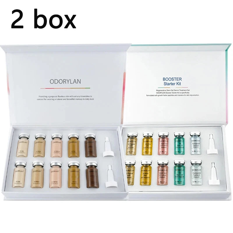 BB Cream Face Serum Ampoule Essence Kit - Moisturizing Sunscreen Foundation for Enhanced Skin Care
