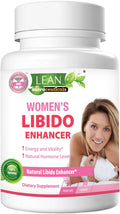 Libido Booster for Women Maca Root Fenugreek Tongkat Ali Horny Goat Weed Female Energy Enhancer Hormone Harmony Balance Mood Support Menopause Panax Ginseng DHEA Boron Supplement Pills 30 Capsules