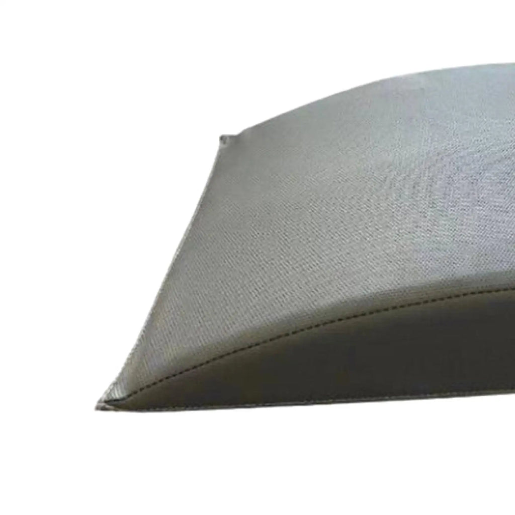 PU Leather Padded Abdominal Exercise Mat with Curved Back Support for Core Training