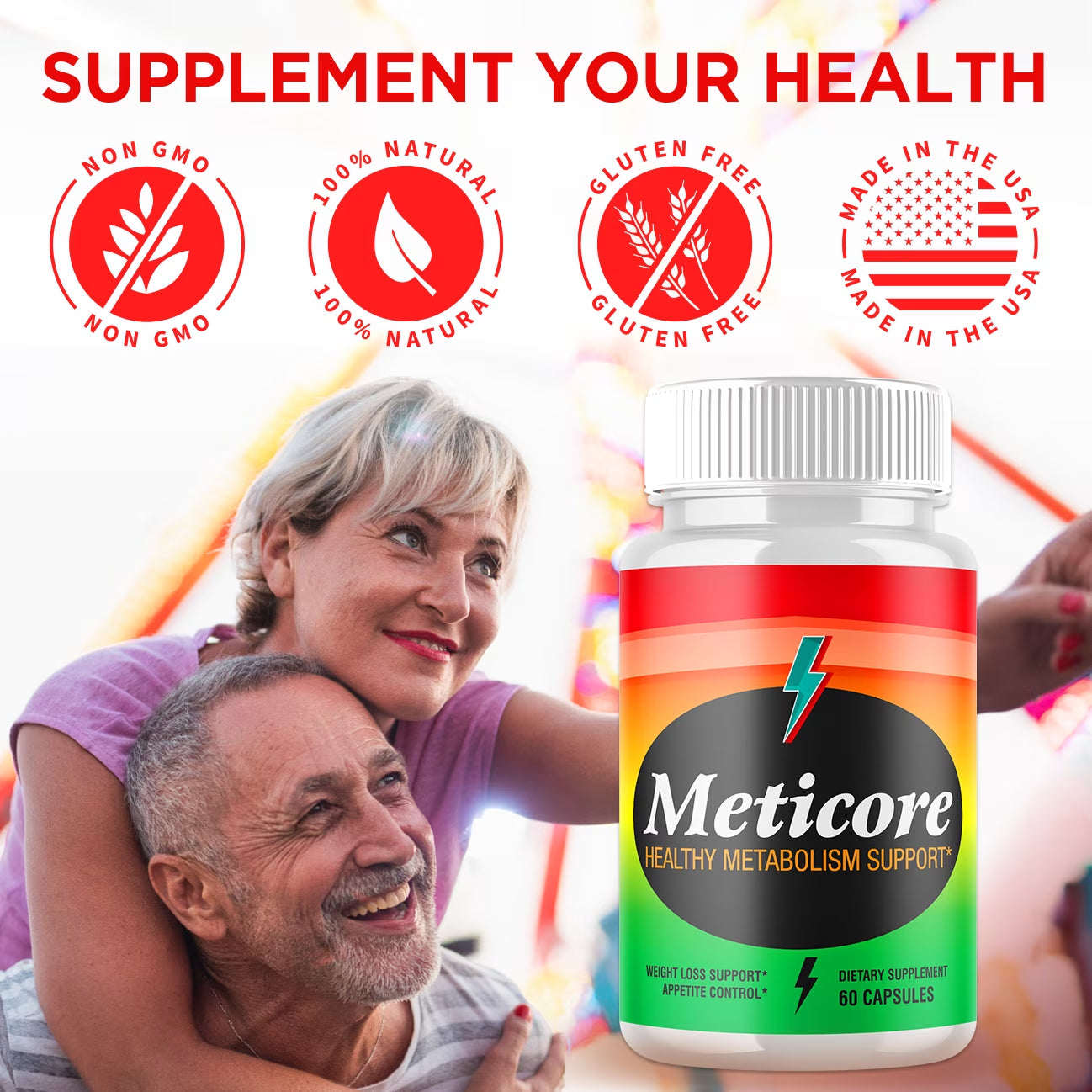 Meticore - Pills for Weight Loss - Energy Boosting Dietary Supplements for Weight Management and Metabolism - Advanced Ketogenic Ketones - 60 Capsules (1 Pack)