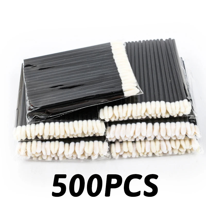 Wholesale Lip Brushes Applicators - 50/1000 Pieces Eyelash and Lipstick Applicator Wands for Makeup Application