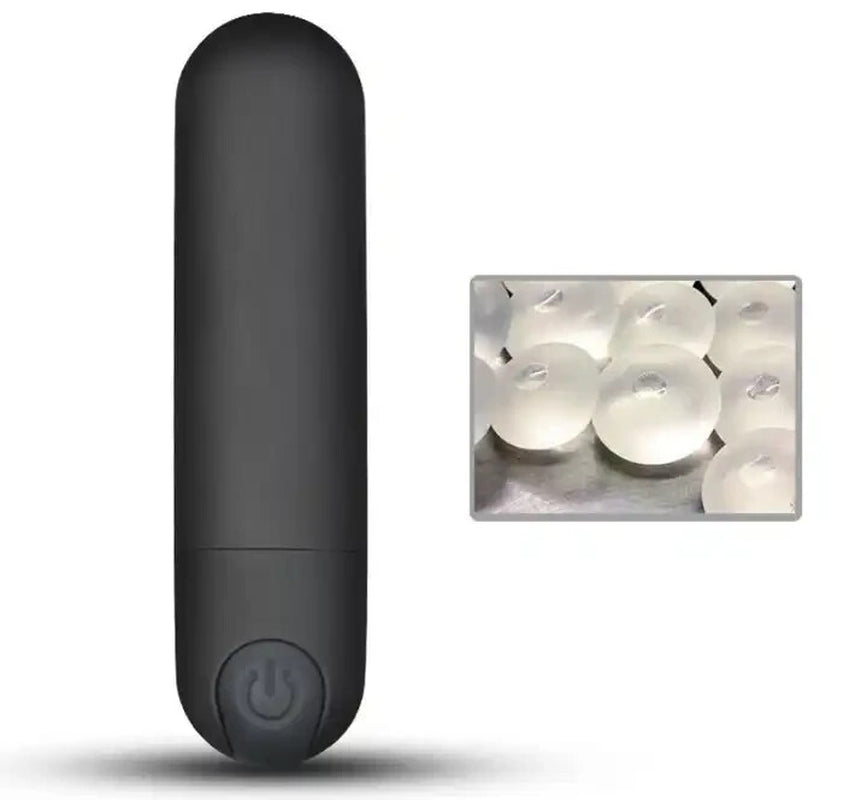 Mini Powerful Bullet Shape 10 Speed Vibrating Neck Body Massage Personal