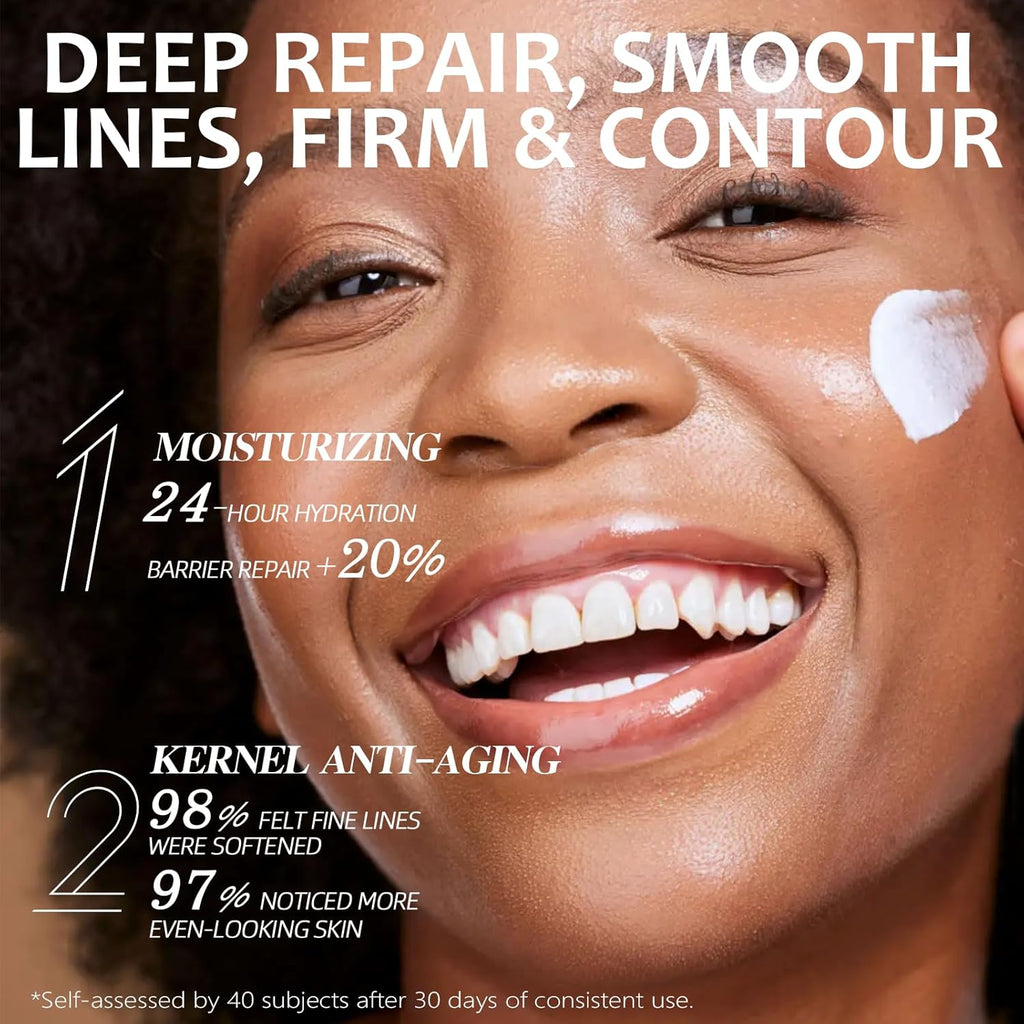 Dewy Skin Hydrating Face Cream with Hyaluronic Acid - Lightweight Moisturizer for Dry and Sensitive Skin - Ideal Makeup Primer for a Radiant Finish - 1.7 Oz