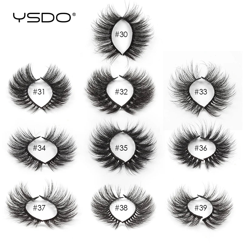 Wholesale 3D Mink Eyelashes Set - Natural Thick False Lashes in Bulk (4/10/20/50/100 PCS)
