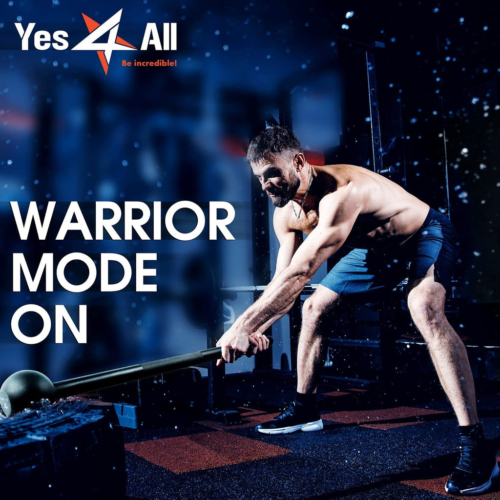 Steel Mace Bell for Enhanced Strength Training - Versatile Full Body Workouts for Muscles, Shoulders, Grips, and Forearms - Available in 5 to 30 LB Options for All Fitness Levels