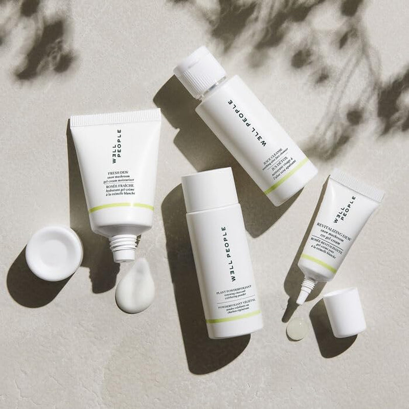 Plant Power Skincare Essentials Mini Set: Comprehensive Cleansing, Hydrating, Exfoliating, and Nourishing Kit, Vegan and Cruelty-Free