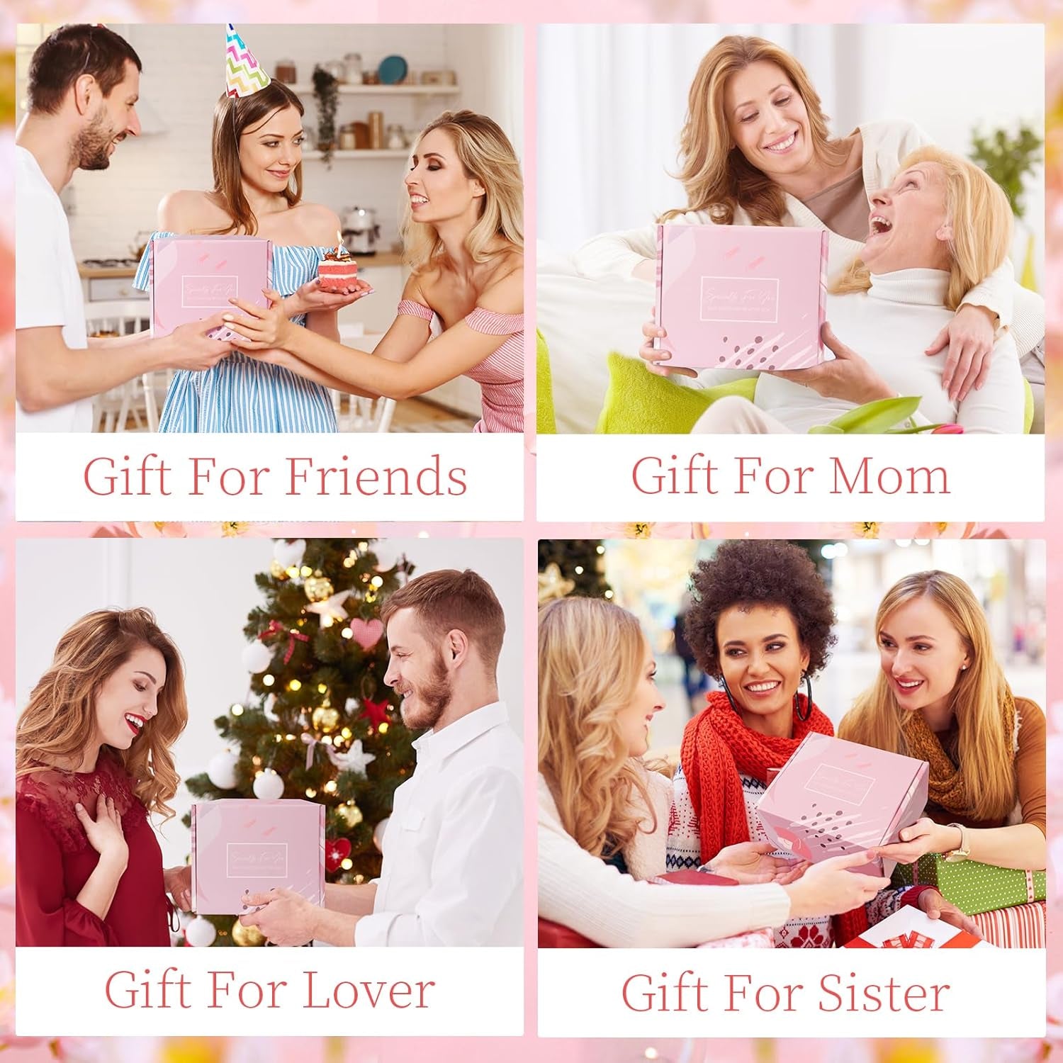 Sister Birthday Gift Basket: Self-Care Spa Essentials for Get Well Soon, Thanksgiving, and Christmas - Perfect for Moms, Friends, Wives, Girlfriends, Nurses, and Teachers