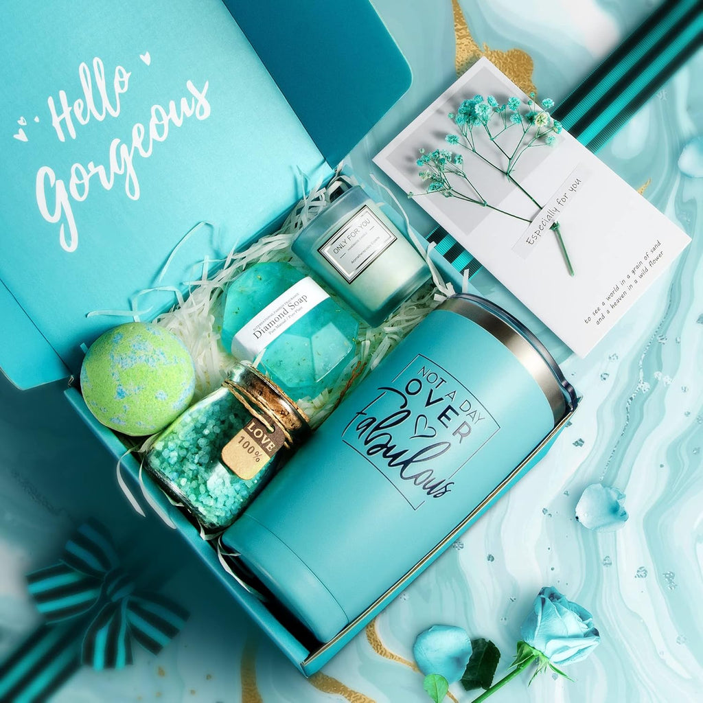 Elegant Spa Gift Basket Set: Thoughtful Mother's Day, Birthday, and Appreciation Gifts for Women, Including Moms, Wives, Sisters, Friends, Daughters, Coworkers, Teachers, and Nurses.