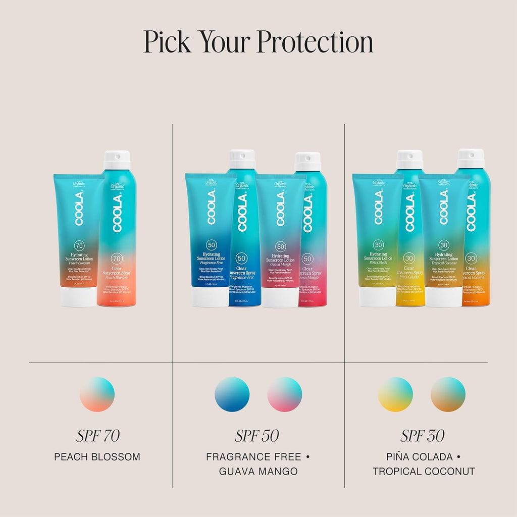 Organic Sunscreen SPF 50 Body Lotion - Dermatologist Tested Daily Protection, Vegan and Gluten Free, Guava Mango, 5 Fl Oz