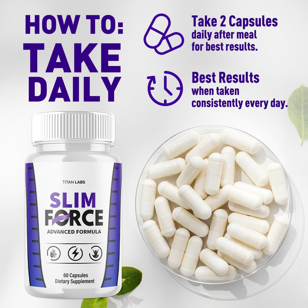 (2 Pack) Slim Force Advanced Energy and Fitness Supplement Slimforce 120 Capsule