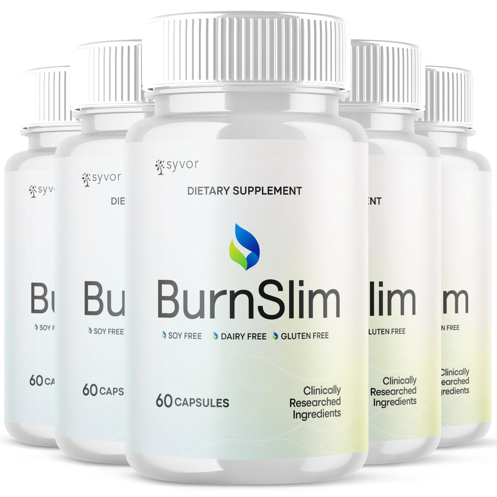 (5 Pack) Burnslim Advanced Energy & Fitness Supplement Burn Slim 300 Capsules