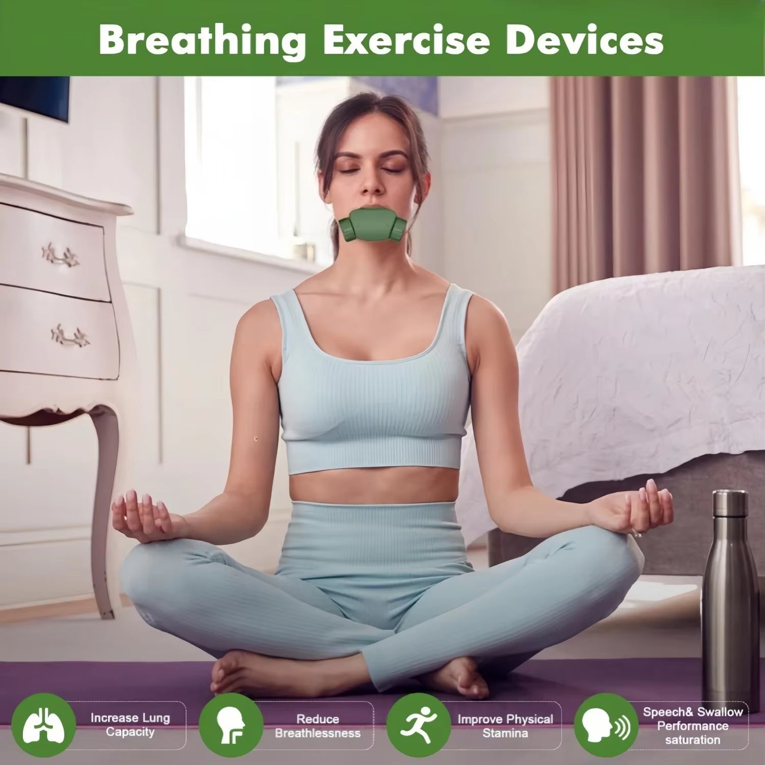 Professional Lung Trainer and Breathing Exerciser for Enhanced Respiratory Strength and Performance