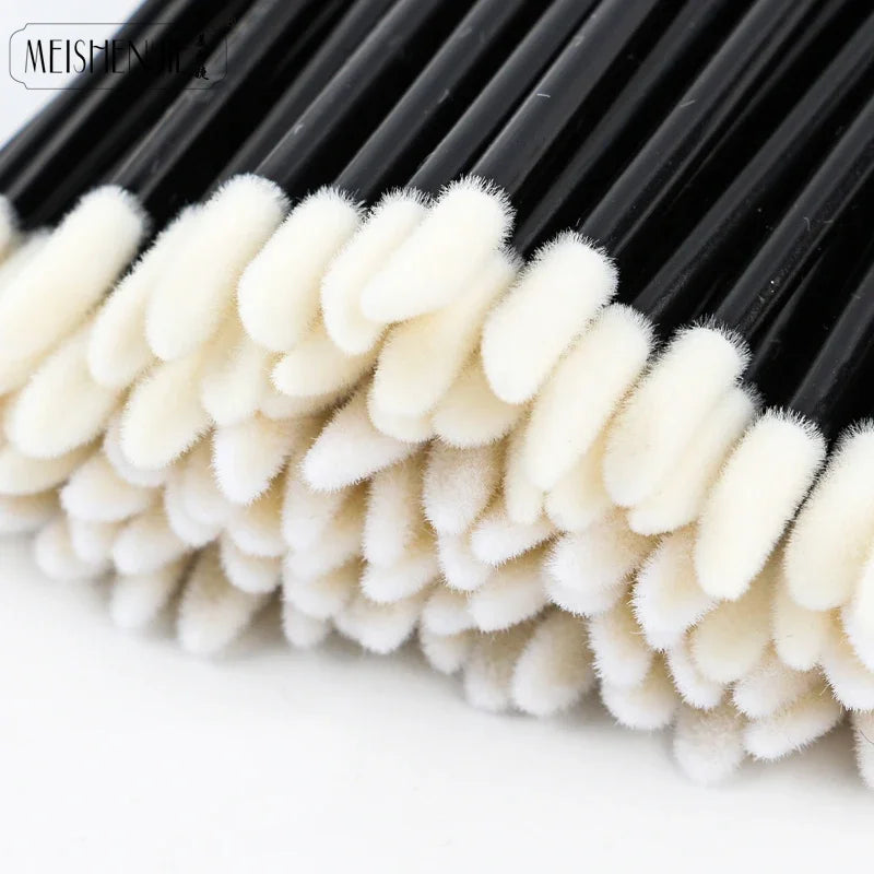 Wholesale Lip Brushes Applicators - 50/1000 Pieces Eyelash and Lipstick Applicator Wands for Makeup Application