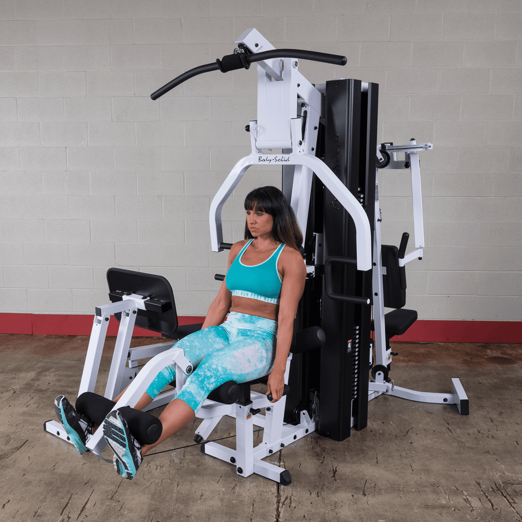 Body-Solid EXM3000LPS Commercial Double Stack Gym - Three-Station Fitness System