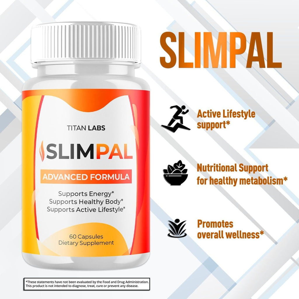 (5 Pack) Slimpal Advanced Energy and Fitness Supplement Slim Pal 300 Capsules