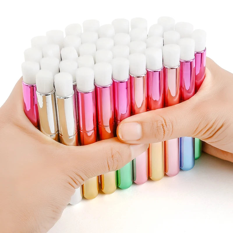 Eyelash Cleaning Brushes and Lash Shampoo Tools - 50/100PCS Set for Deep Cleaning, Blackhead Removal, and Eyelash Extensions