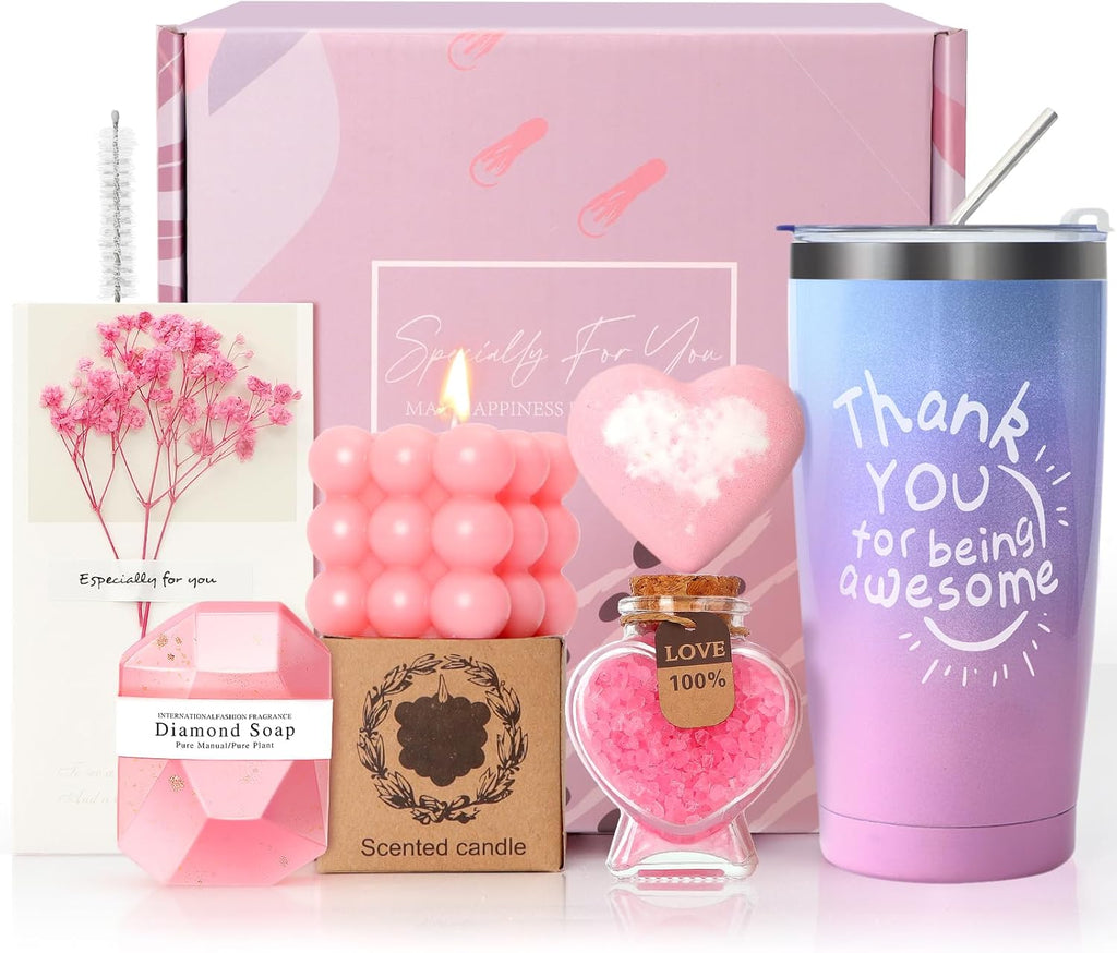 Sister Birthday Gift Basket: Self-Care Spa Essentials for Get Well Soon, Thanksgiving, and Christmas - Perfect for Moms, Friends, Wives, Girlfriends, Nurses, and Teachers