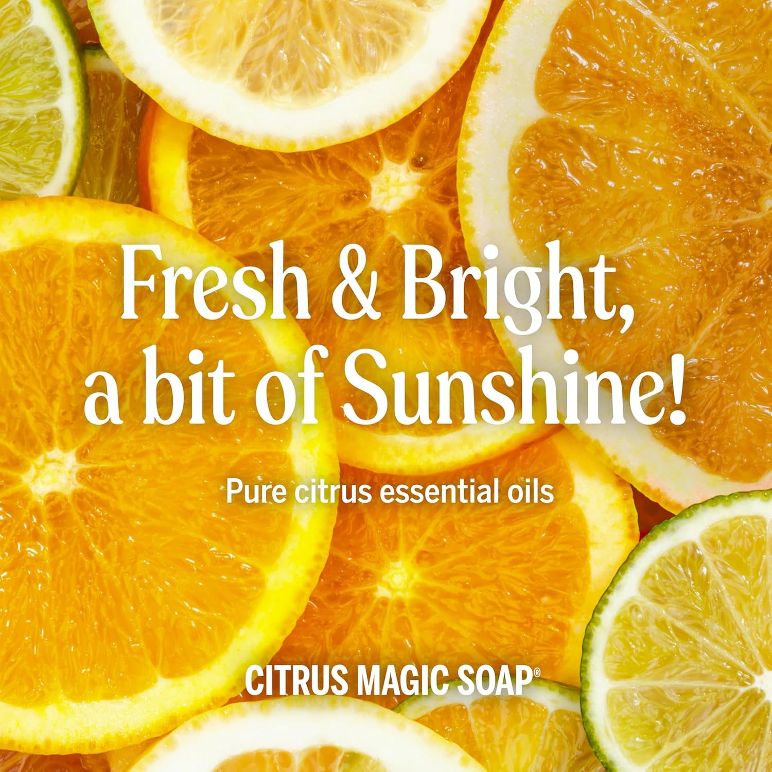 Magic Soap Pure Castile Liquid Soap - Citrus Scent (32 oz, 2-Pack) - Regenerative Organic Certified Oils, 18-in-1 Versatility for Body, Hair, Laundry, Pets, and Dishes, Concentrated Formula, Vegan, Non-GMO