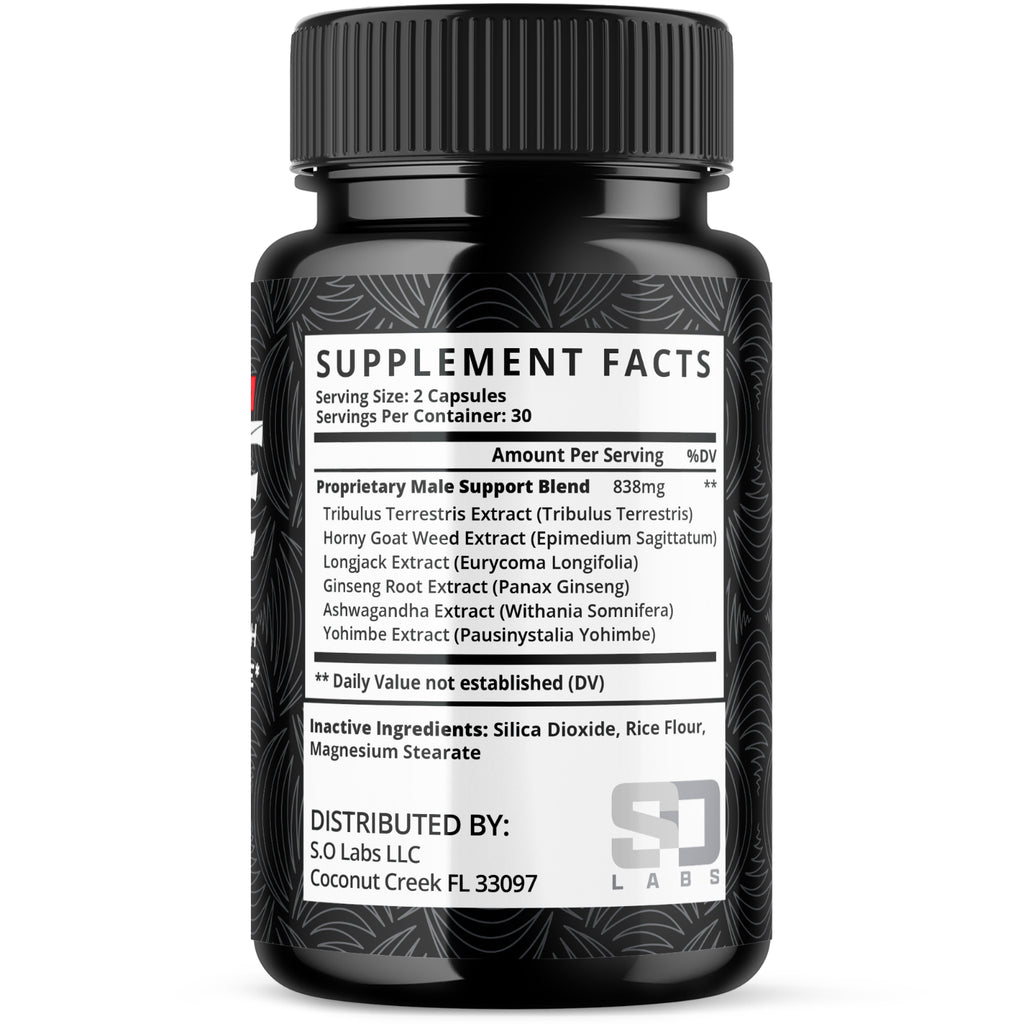Maximum Edge Male Pills- Overall Wellness and Strength (5 Pack)