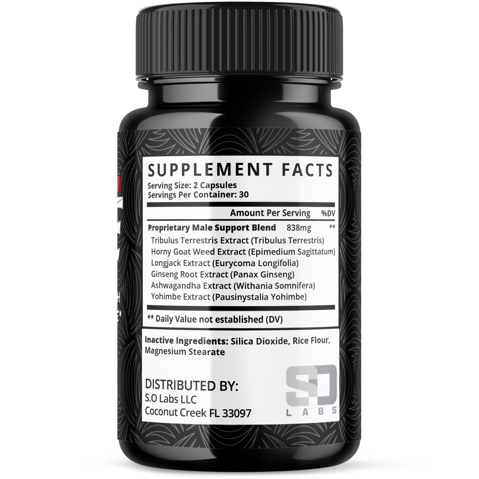 Maximum Edge Male Pills- Overall Wellness and Strength (5 Pack)