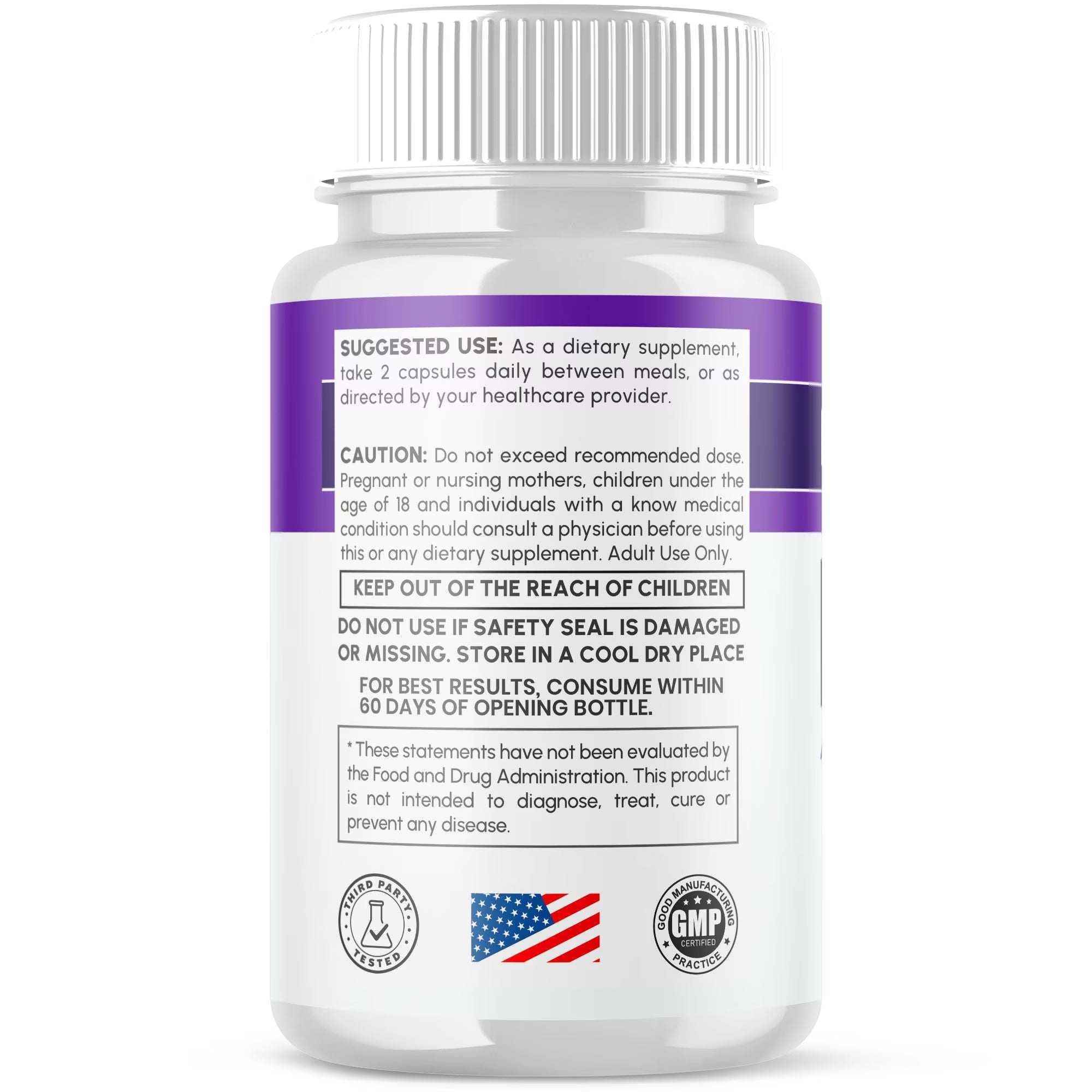 (1 Pack) Kure Keto Pills - Supplement for Weight Loss Appetite Control & Suppressants - 60 Capsules