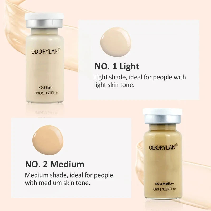 BB Cream Face Serum Ampoule Essence Kit - Moisturizing Sunscreen Foundation for Enhanced Skin Care