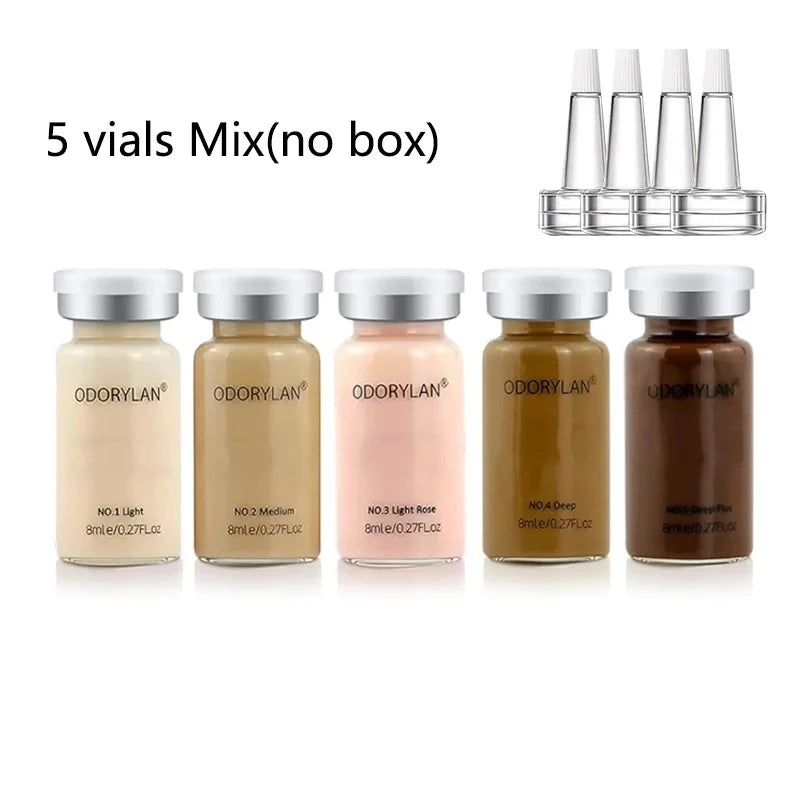 BB Cream Face Serum Ampoule Essence Kit - Moisturizing Sunscreen Foundation for Enhanced Skin Care