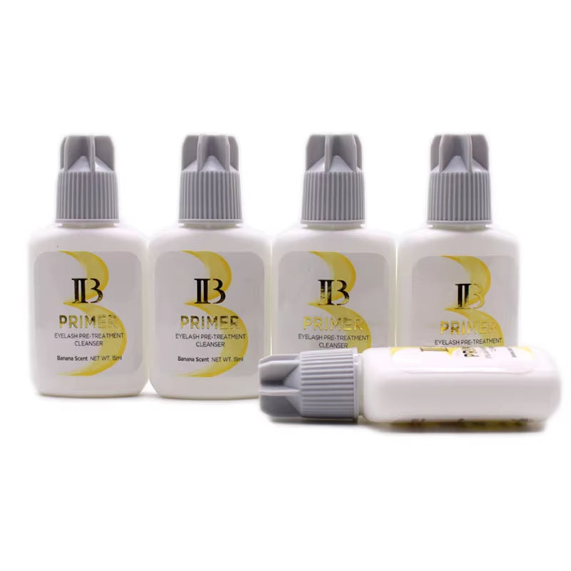 Korea Original Ibeauty Eyelash Extensions Glue - 15ml IB Primer Super Bonder for False Lash Adhesive and Makeup Tools