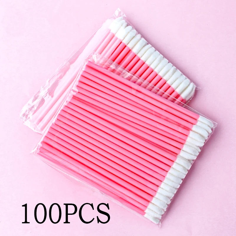 Wholesale Lip Brushes Applicators - 50/1000 Pieces Eyelash and Lipstick Applicator Wands for Makeup Application