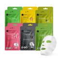 Essence Facial Sheet Mask Set - Korean Skin Care Moisturizing 12 Pack (Assorted - 2 of Each Variant)