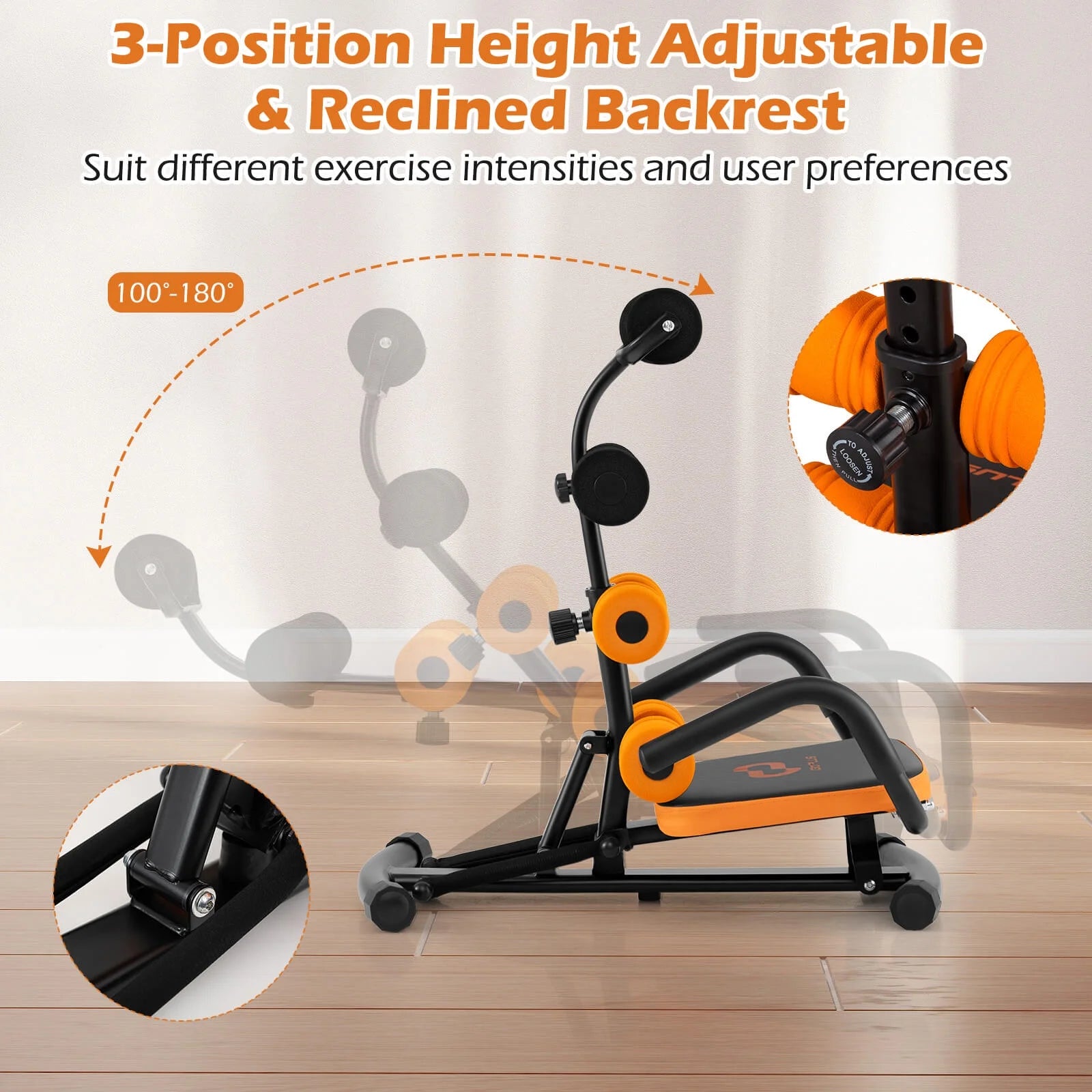 Core Ab Trainer Bench - Professional Abdominal Workout Equipment for Gym and Fitness