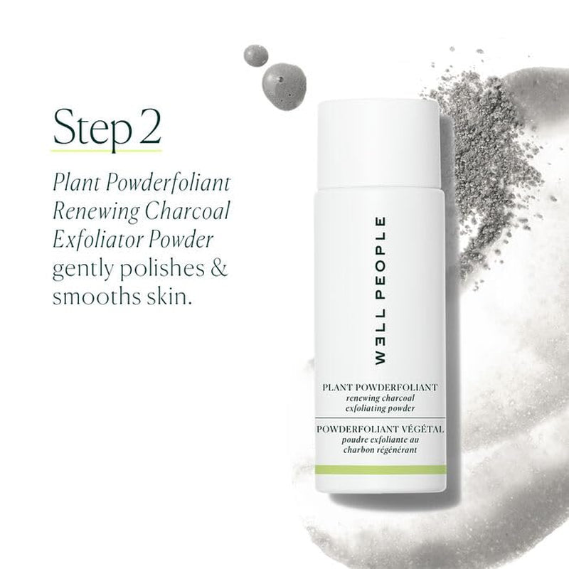 Plant Power Skincare Essentials Mini Set: Comprehensive Cleansing, Hydrating, Exfoliating, and Nourishing Kit, Vegan and Cruelty-Free