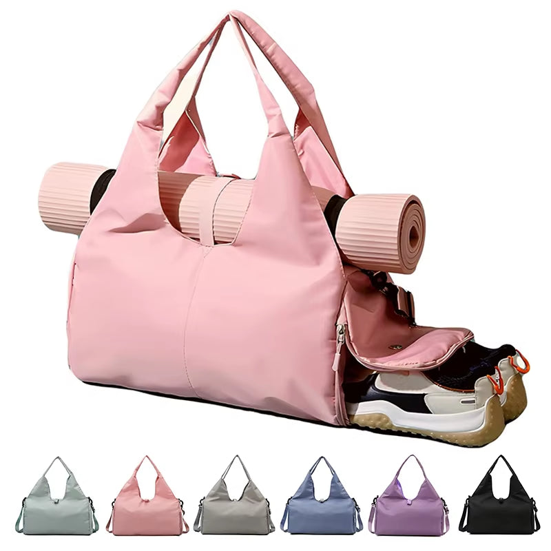 Yoga Mat Bag - High-Quality Nylon Tote for Gym and Outdoor Fitness Activities for Men and Women
