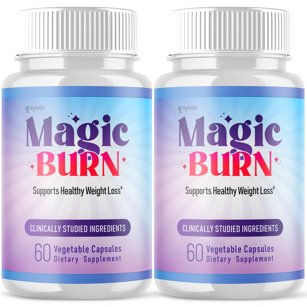(2 Pack) Magic Burn Advanced Energy & Fitness Supplement Magicburn 120 Capsules