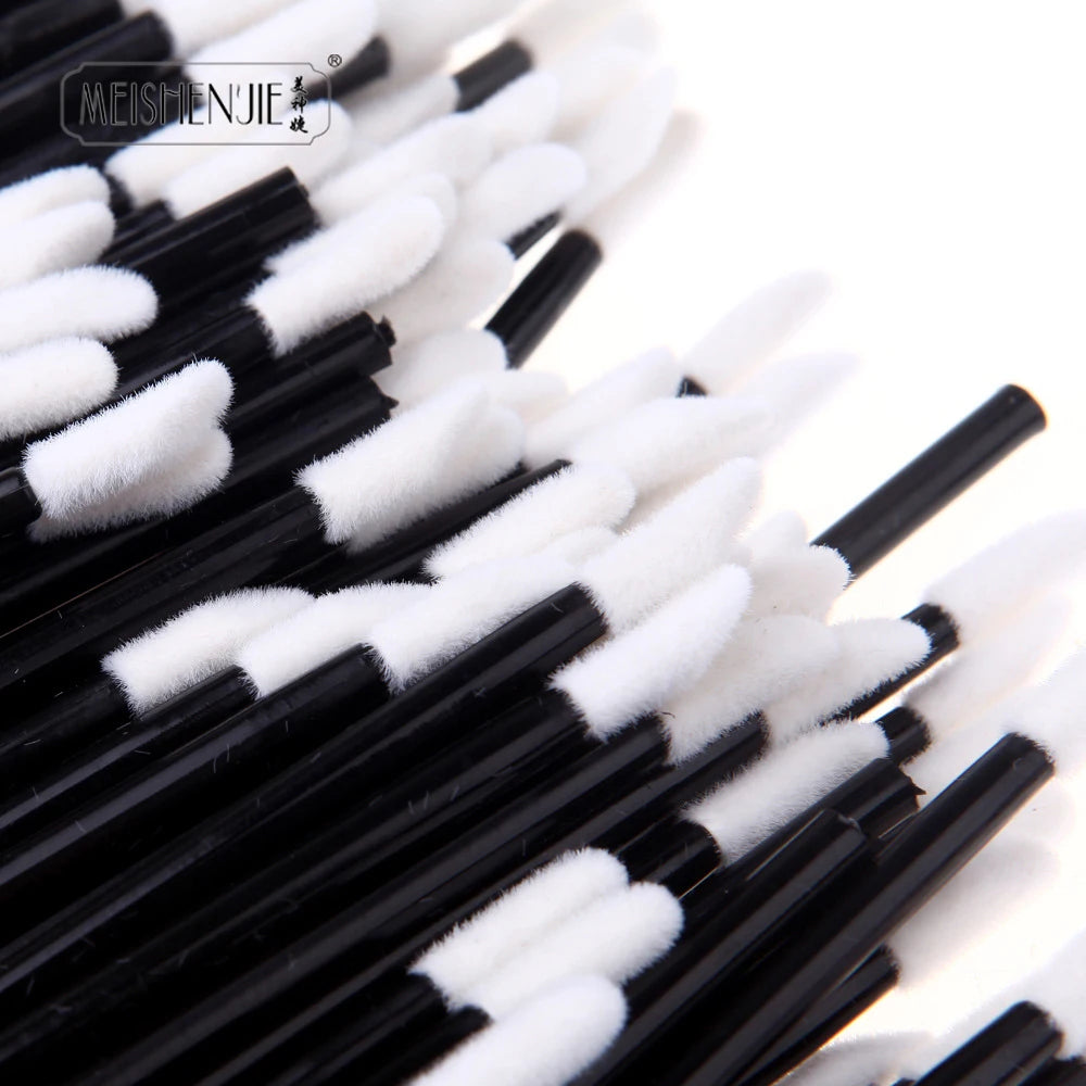 Wholesale Lip Brushes Applicators - 50/1000 Pieces Eyelash and Lipstick Applicator Wands for Makeup Application