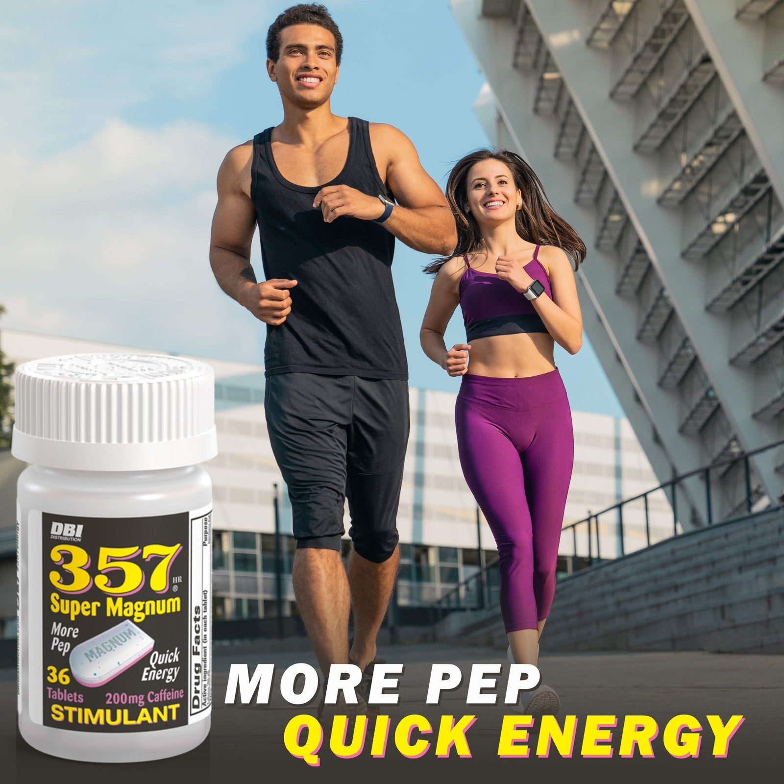 357 Magnum Energy Pills 108 Count Caffeine Supplement 3 Bottles