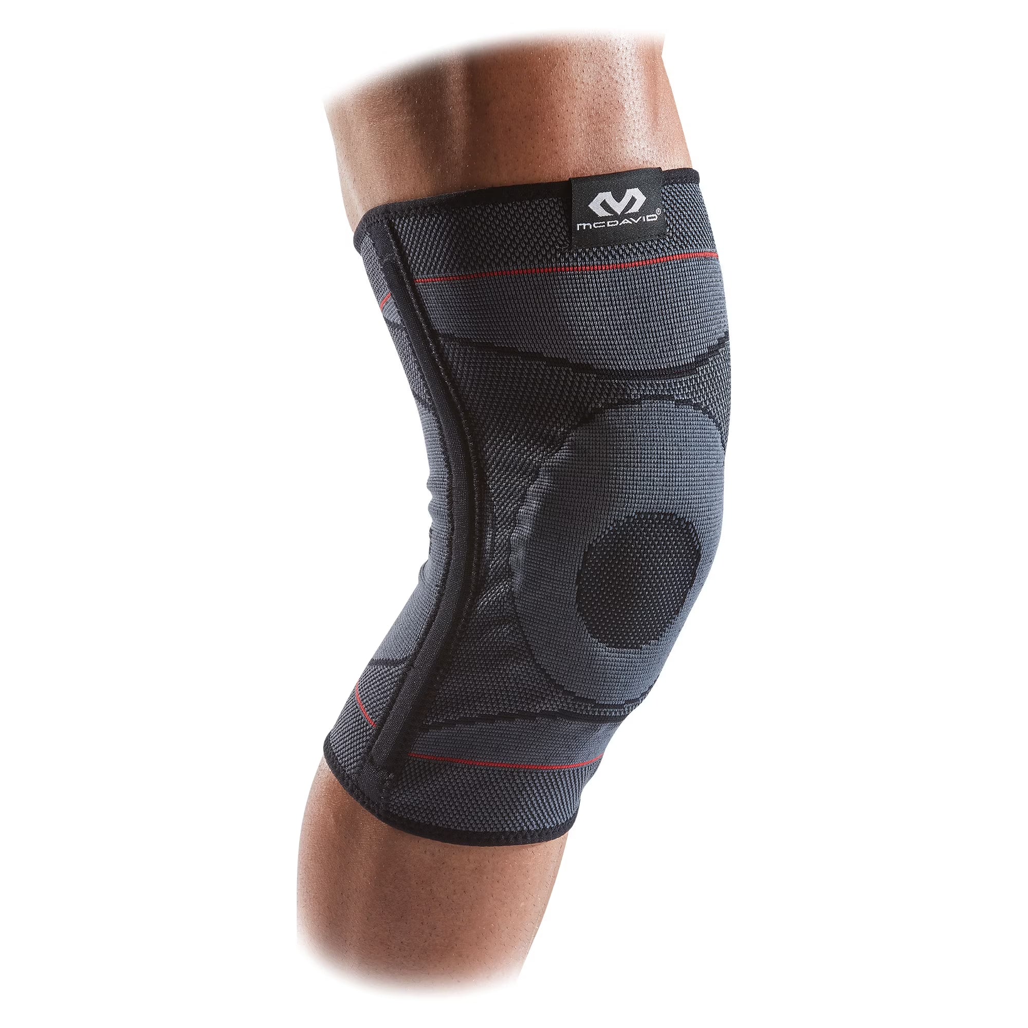 Knee Compression Knit Sleeve W/ Gel Buttress and Stays, S/M