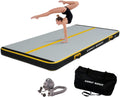 Inflatable Carbon Air Tumble Track with Electric Pump - Available in 10Ft, 13Ft, 16Ft, 20Ft, and 26Ft - Ideal for Gymnastics, Cheerleading, and Tumbling at Home