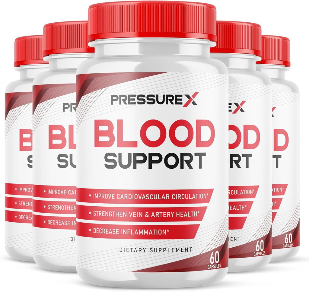 Pressure X Blood Sugar Support Pills - Original 5-Pack