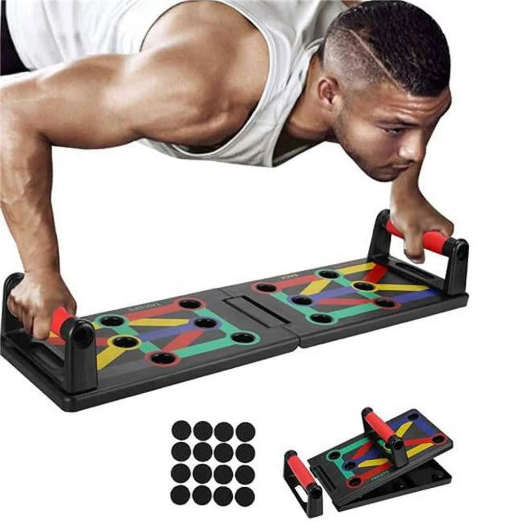 9-in-1 Push-Up Rack Board System for Comprehensive Fitness Training