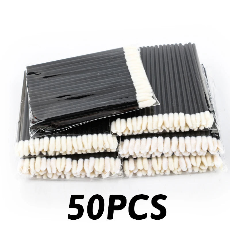 Wholesale Lip Brushes Applicators - 50/1000 Pieces Eyelash and Lipstick Applicator Wands for Makeup Application