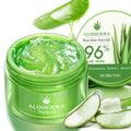 Aloe Vera Gel - 96% Pure Organic Formula, Harvested Within 12 Hours for Skin, Scalp, and Hair Hydration, Soothing Moisturizer, 7.05 Oz