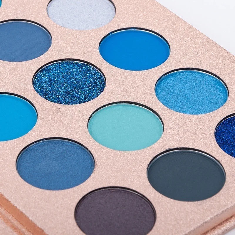 Boutique 65-Color Eye Shadow Palette - Shimmer, Matte, and Sequin Shades for Vibrant Stage Looks