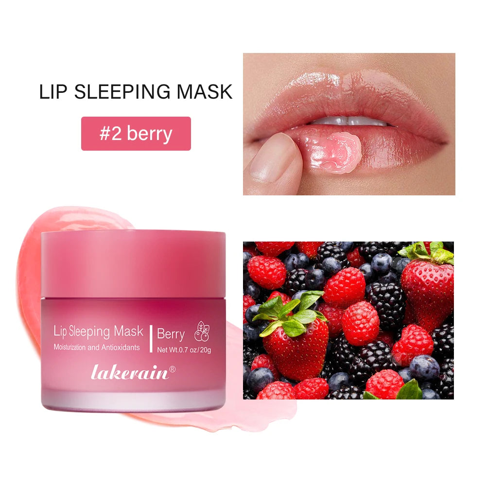 Moisturizing Overnight Lip Mask for Enhanced Lip Care and Line Reduction - 20g