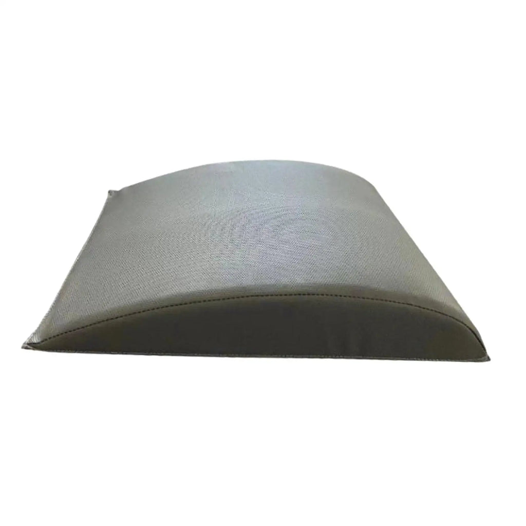 PU Leather Padded Abdominal Exercise Mat with Curved Back Support for Core Training