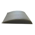 PU Leather Padded Abdominal Exercise Mat with Curved Back Support for Core Training