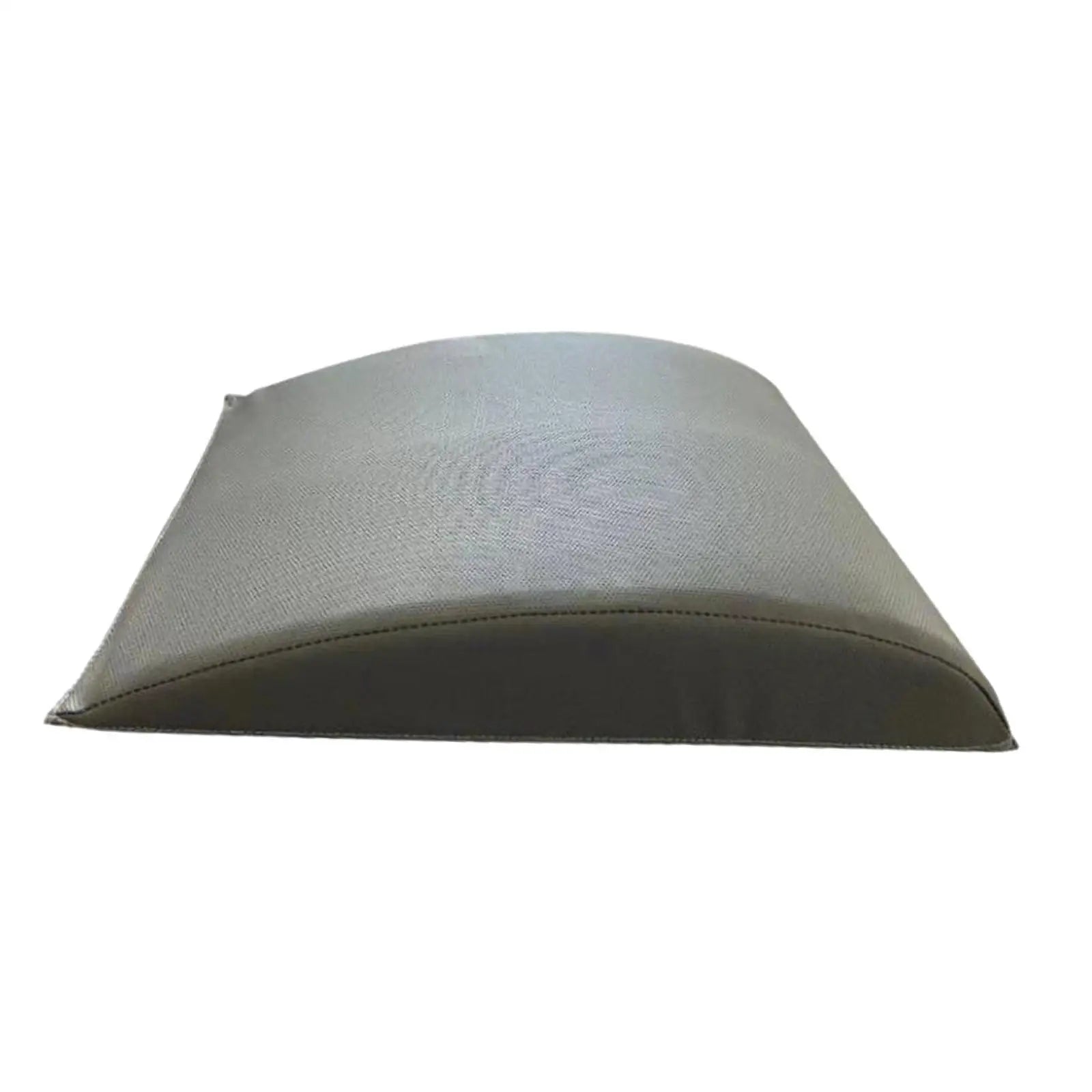 PU Leather Padded Abdominal Exercise Mat with Curved Back Support for Core Training